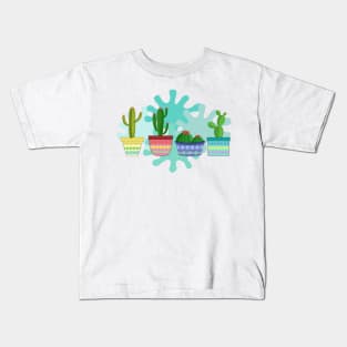 Cactus Plants Kids T-Shirt